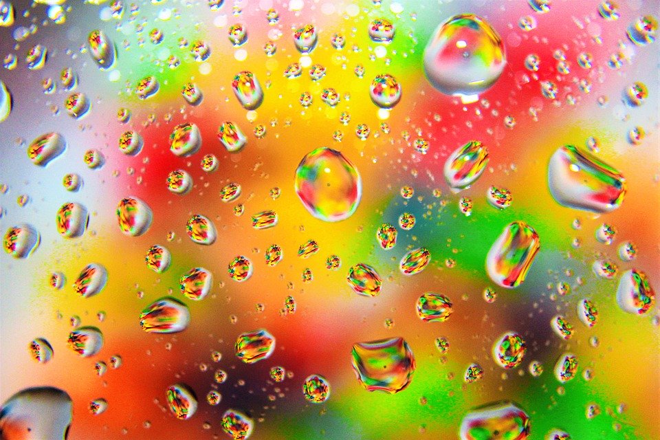 wallpaper pelangi,water,drop,orange,colorfulness,liquid bubble