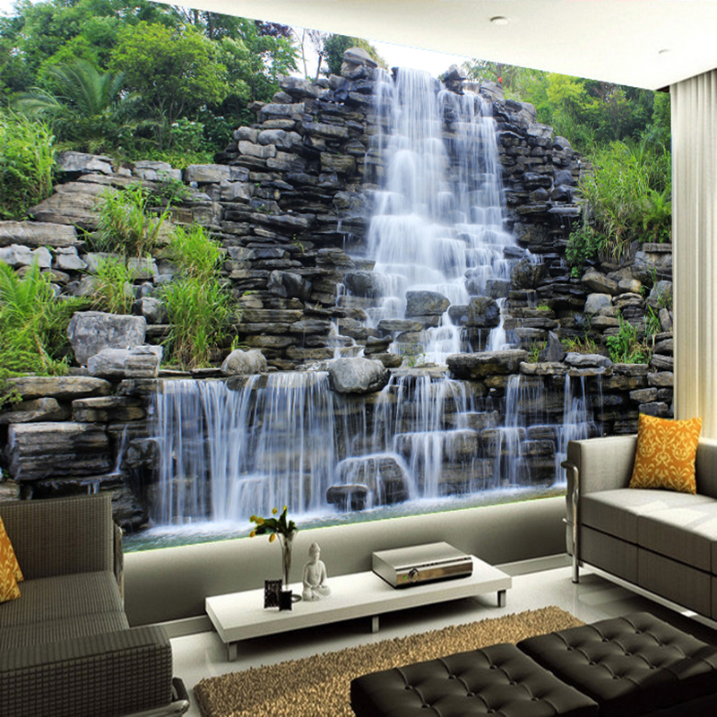 Waterfall Design Bedroom WallpaperUse