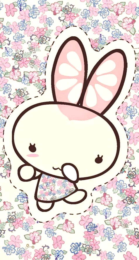 fond d'écran lucu untuk hp,rose,lapin,dessin animé,clipart,conception