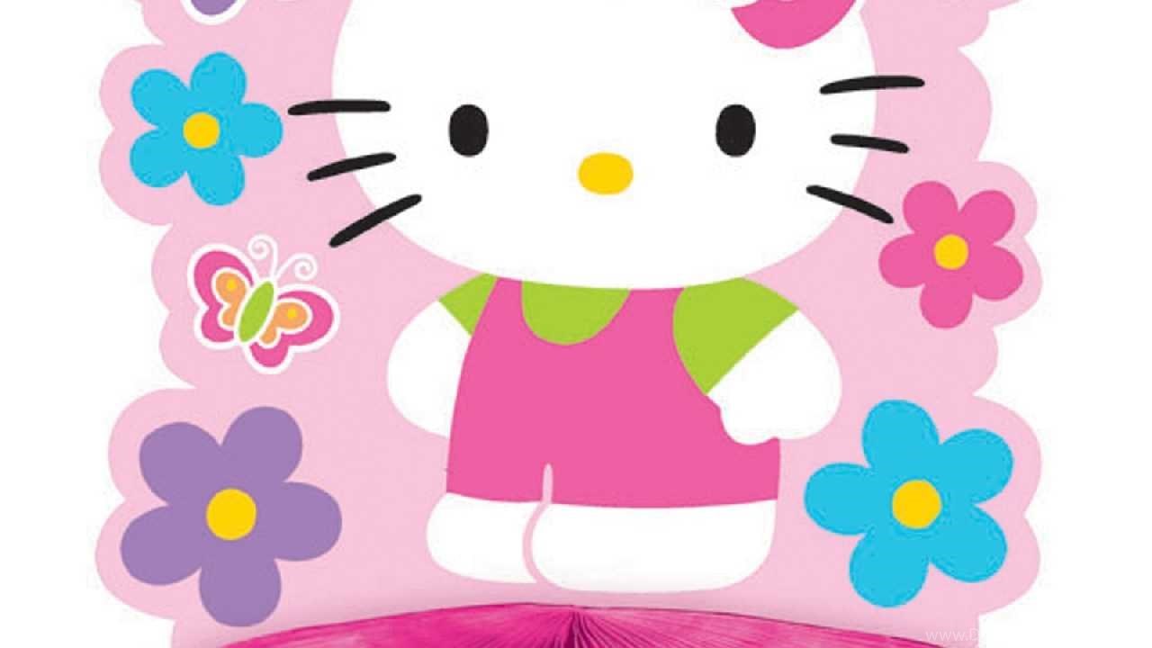 gambar wallpaper hello kitty,cartoon,clip art,pink,graphics,illustration