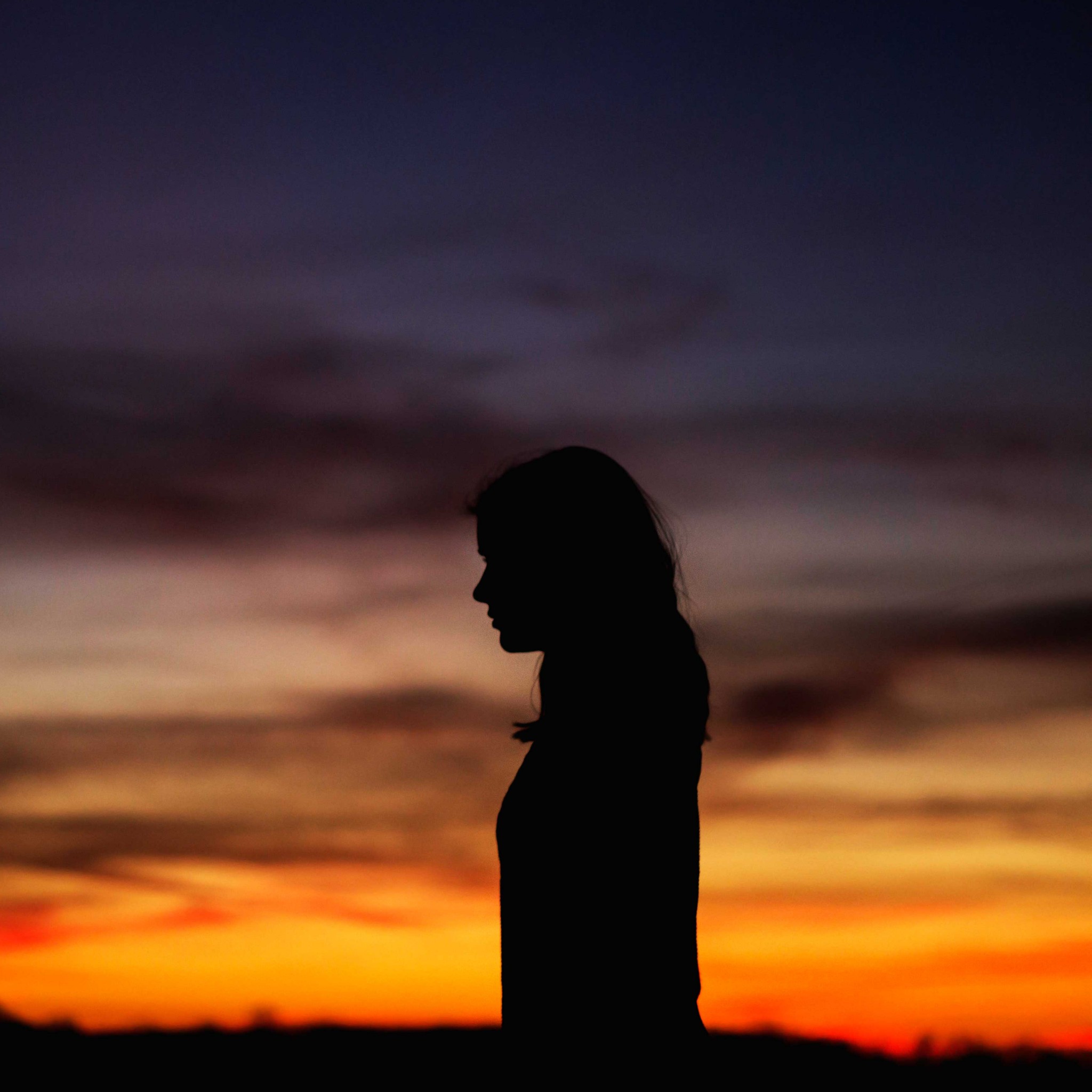 sad wallpaper download,sky,people in nature,silhouette,afterglow,sunset