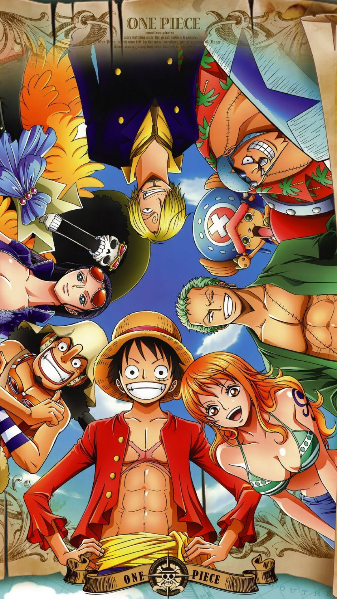 one piece wallpaper phone,animated cartoon,cartoon,anime,animation,illustration