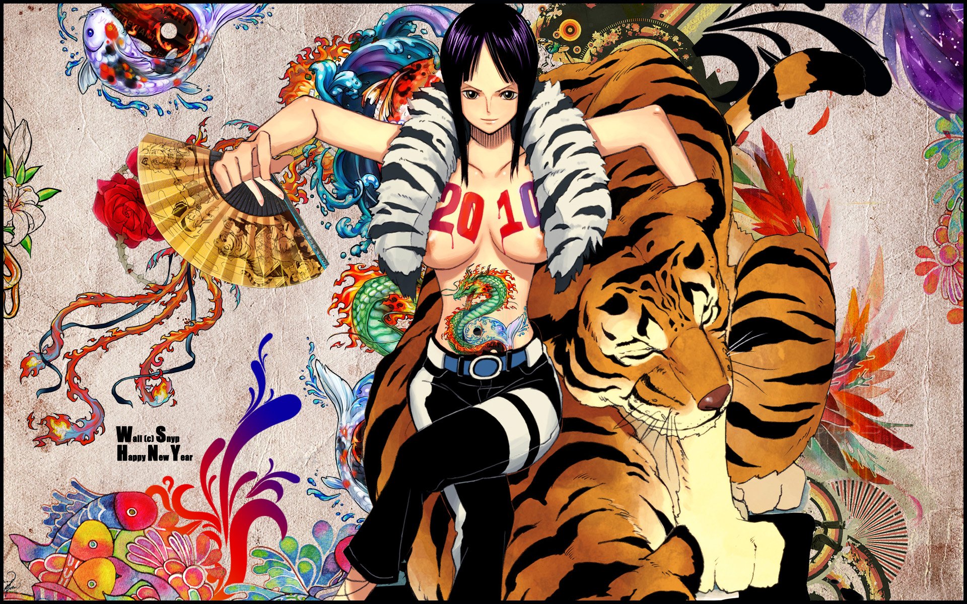 anime wallpaper one piece,art,illustration,cartoon,graphic design,visual arts