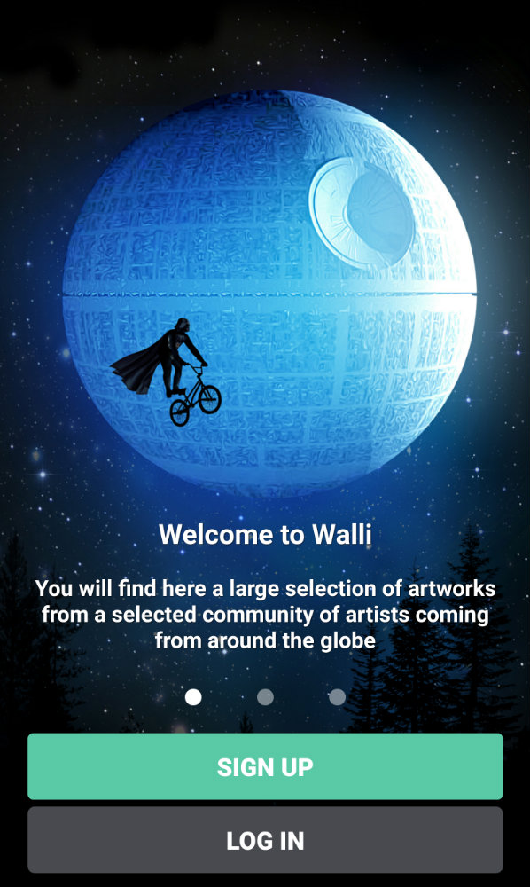 walli wallpaper,sky,astronomical object,poster,astronomy,screenshot