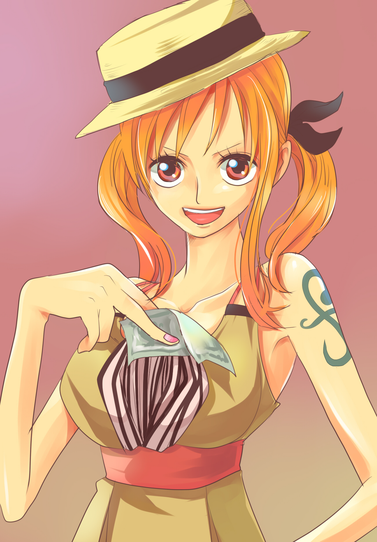 nami one piece wallpaper,cartoon,anime,illustration,animated cartoon,long hair