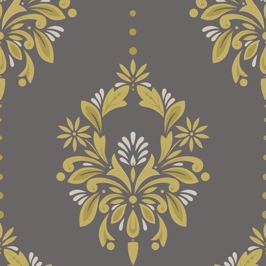 grey and mustard wallpaper,pattern,yellow,floral design,design,visual