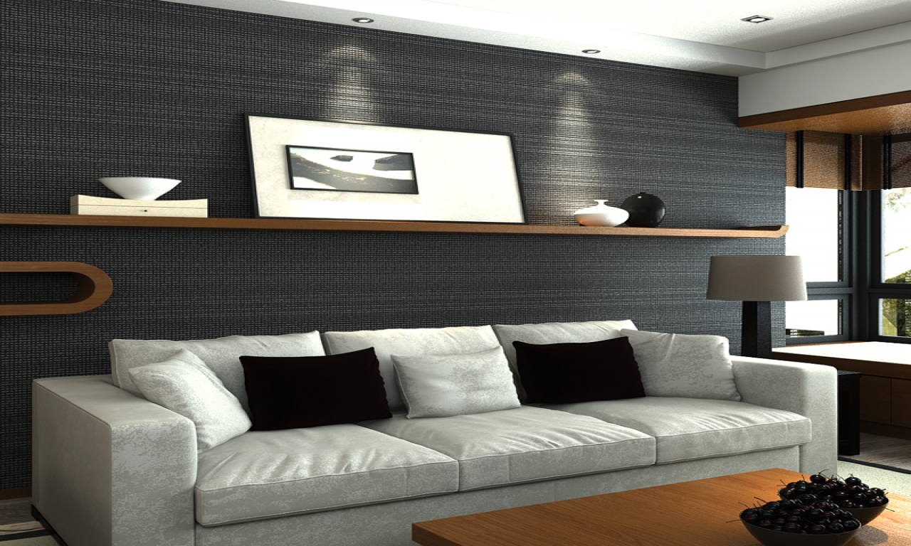 grey wallpaper living room,living room,interior design,room,furniture