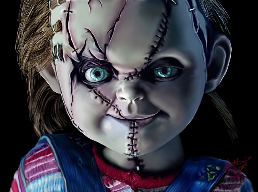 chucky wallpaper,face,head,fiction,cool,fictional character