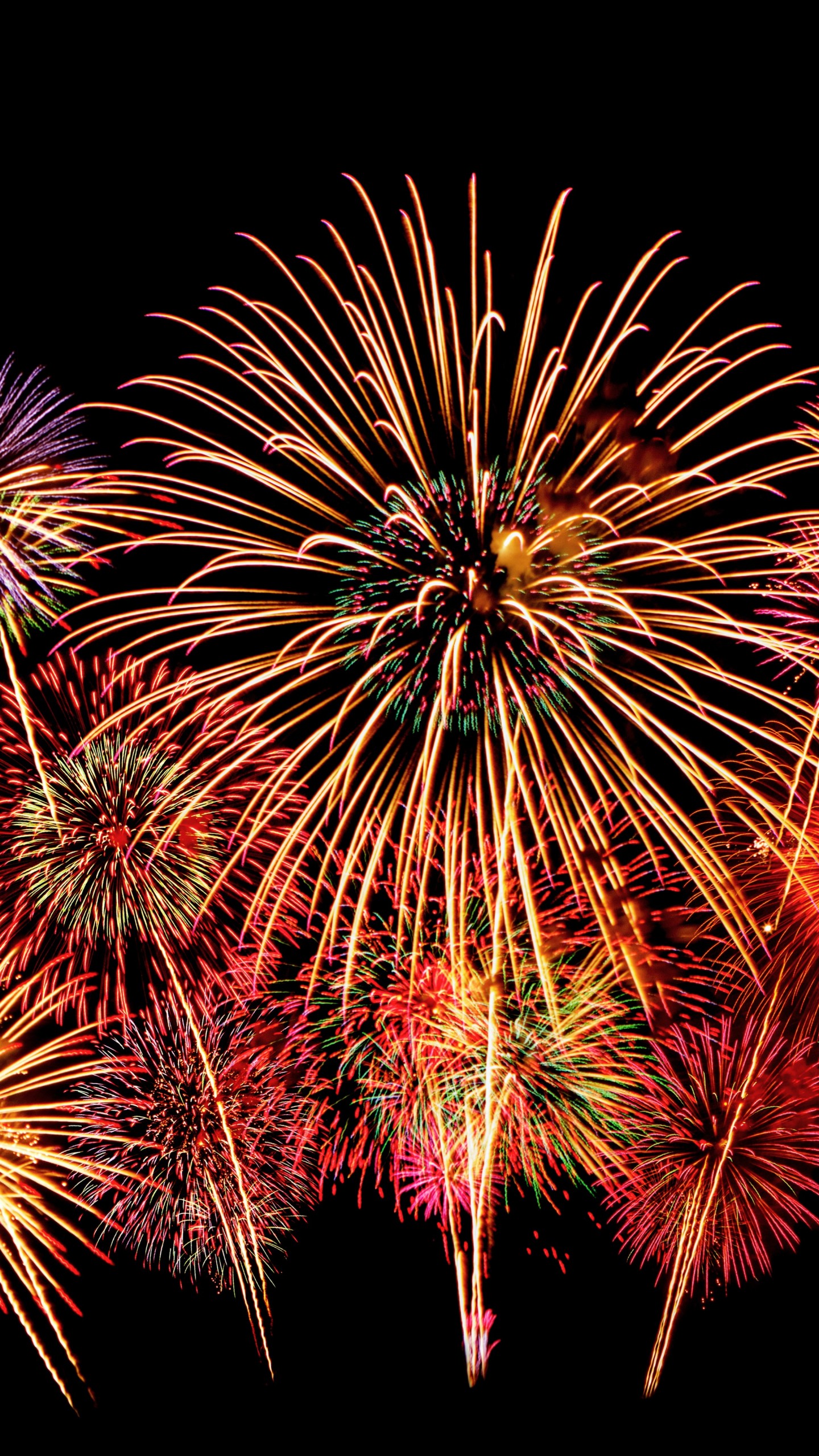 anno nuovo sfondo hd,fuochi d'artificio,fotografia,natura,capodanno,mezzanotte