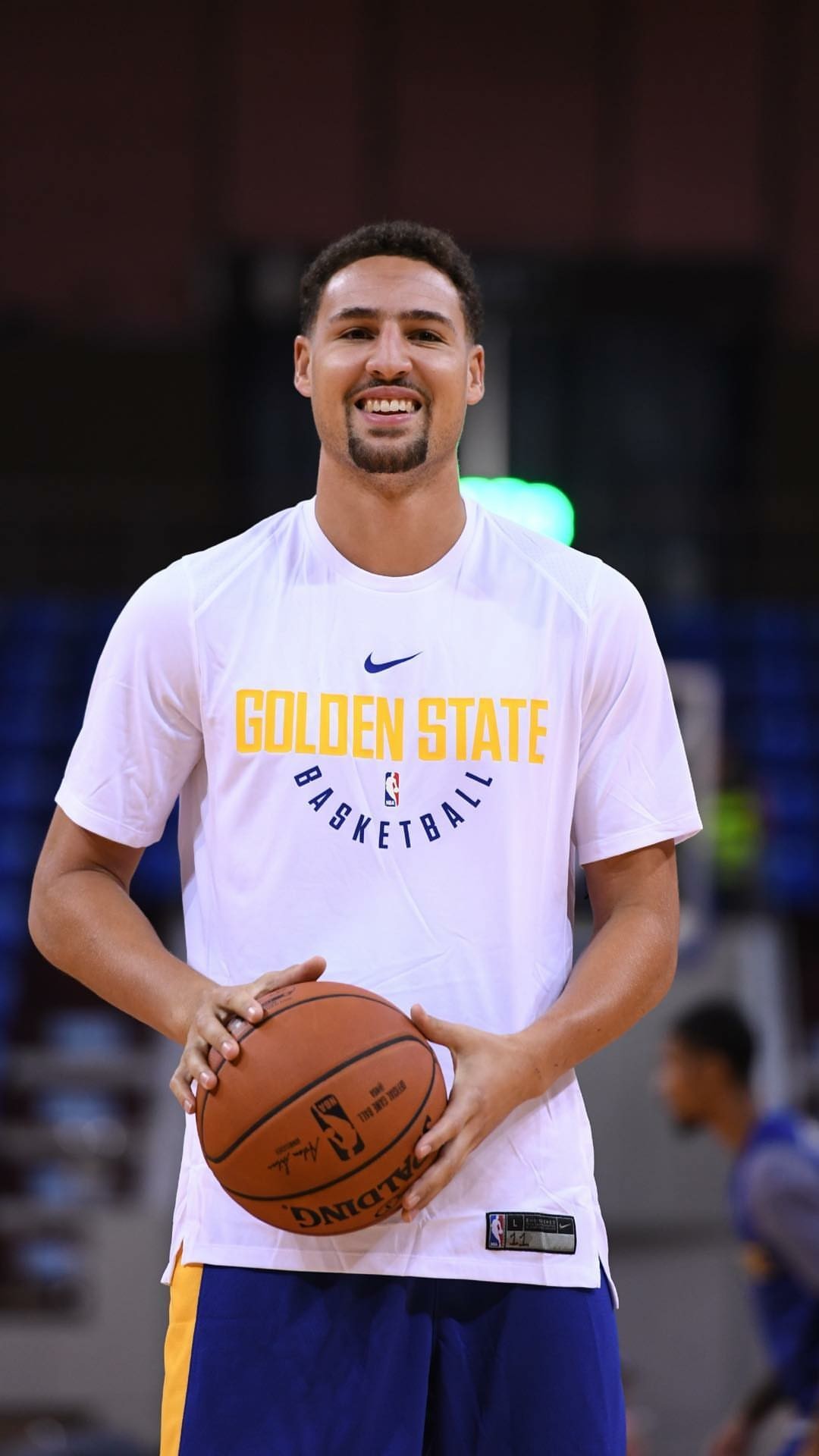 fond d'écran klay thompson,joueur de basketball,tenue de sport,jersey,basketball,joueur