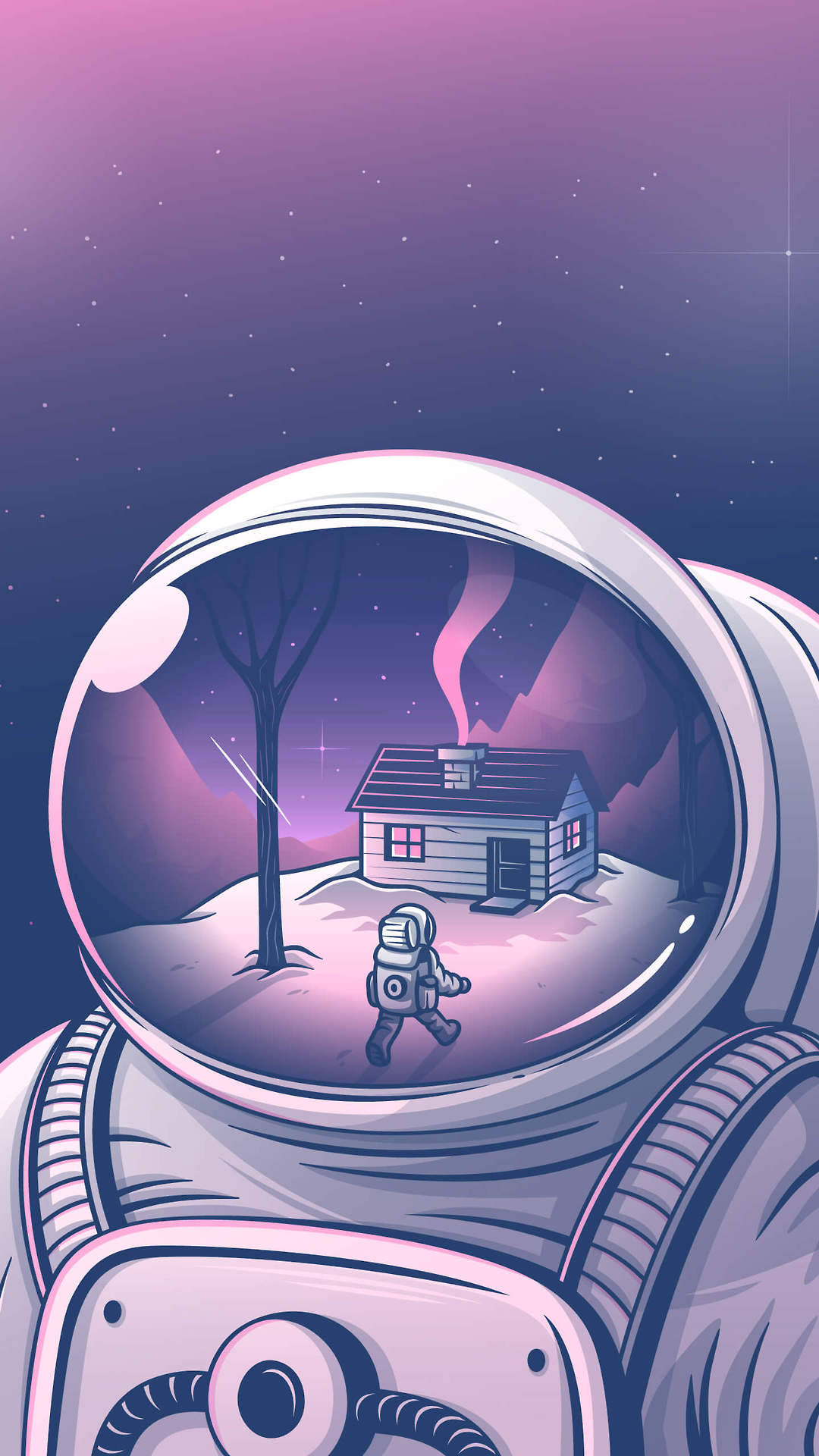 wallpaper celular tumblr,purple,violet,illustration,animation,space