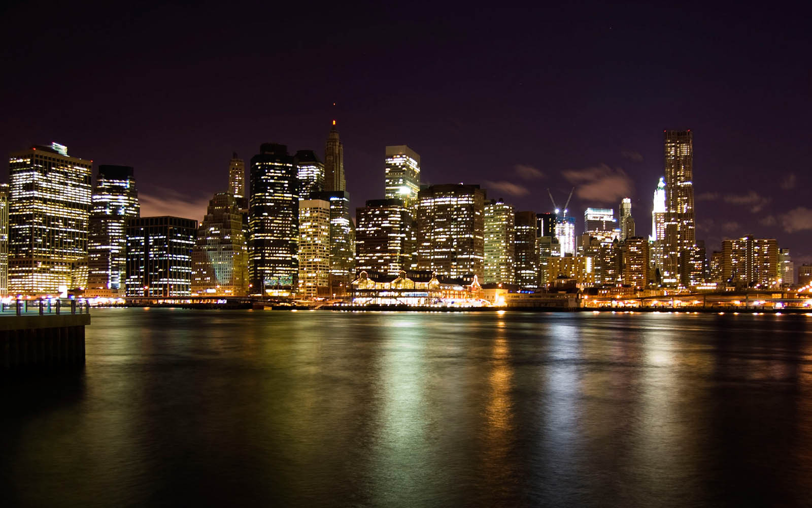 fond d'écran de la ville de nuit,ville,paysage urbain,zone métropolitaine,horizon,nuit