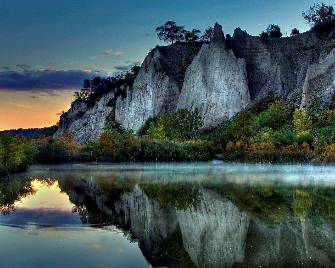 壁紙paisagem,自然の風景,自然,反射,水域,水