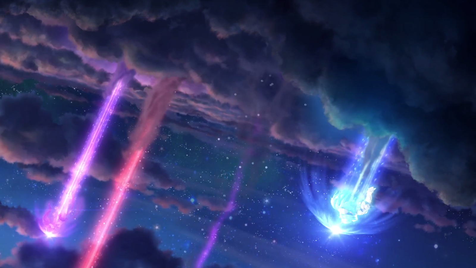 star guardian wallpaper,sky,atmosphere,purple,light,violet