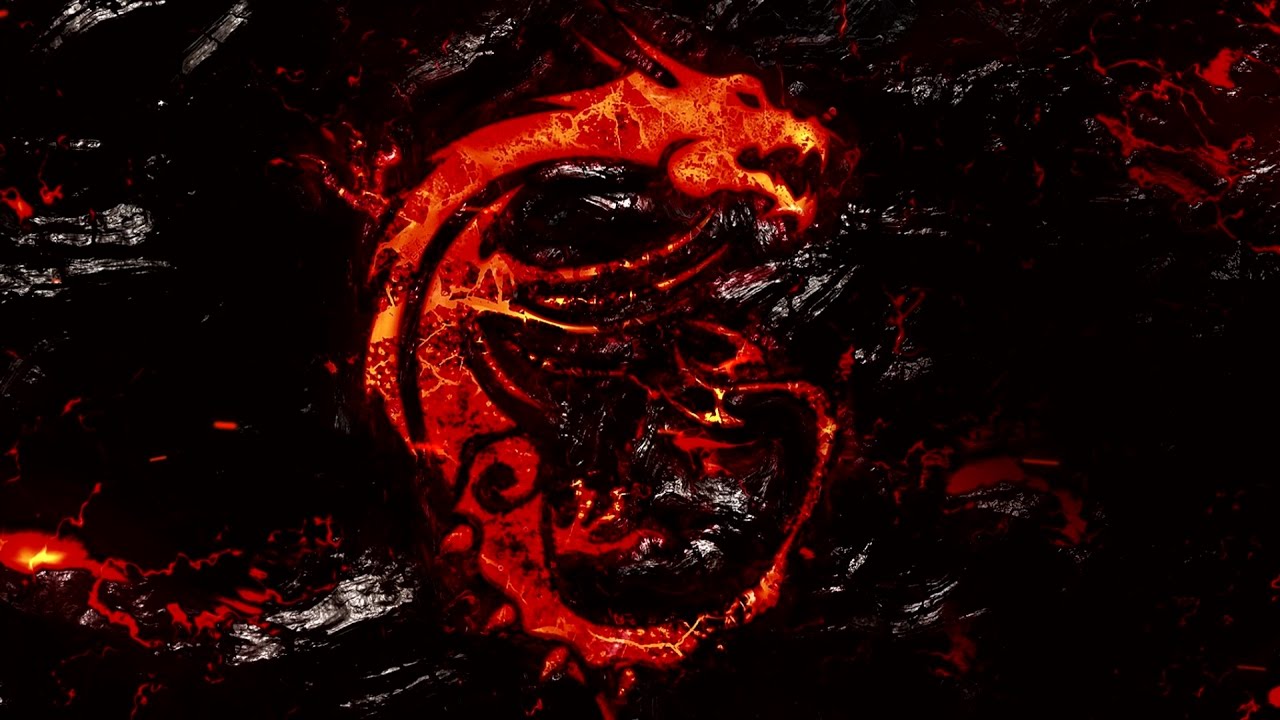 msi wallpaper 4k,red,darkness,graphic design,font,demon