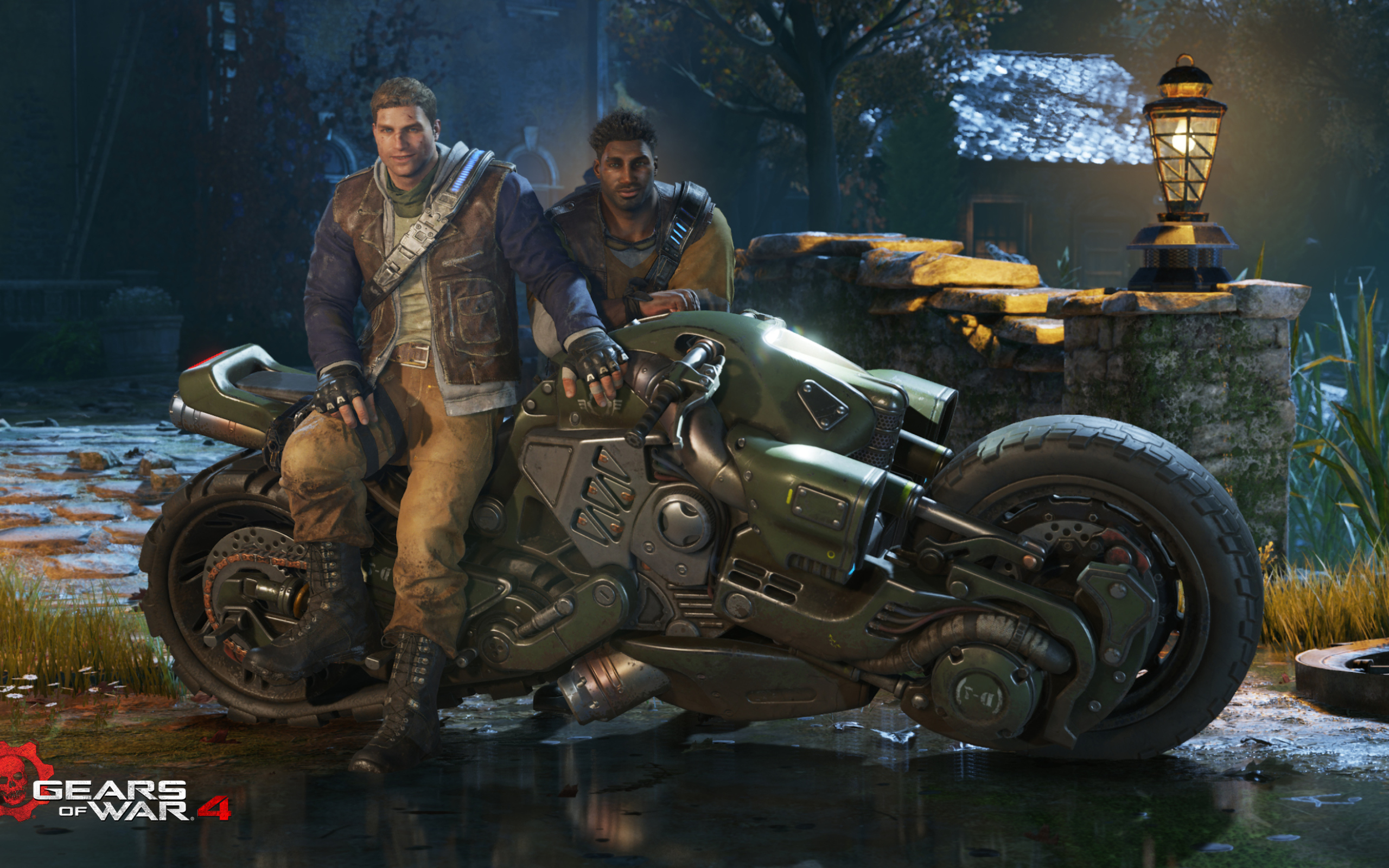 sfondo di gears of war 4,veicolo,motociclo,veicolo a motore,motociclismo,sistema di ruote automobilistiche