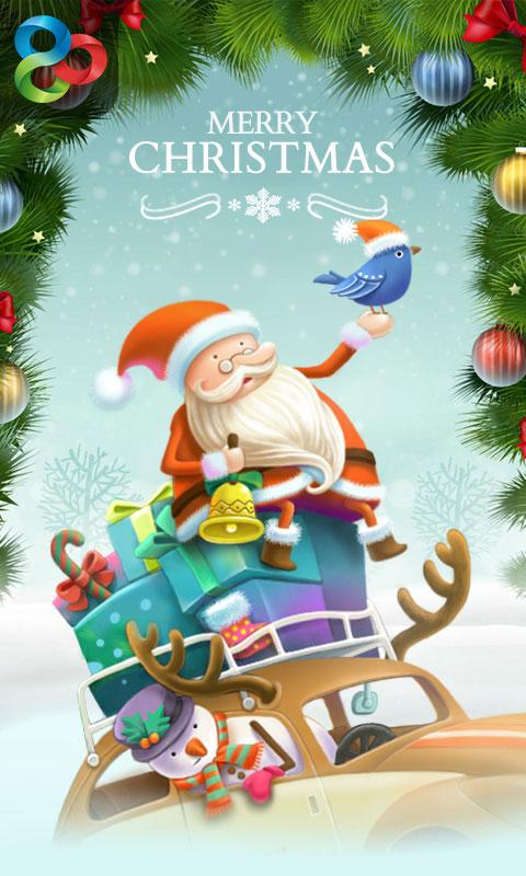 vai sfondi launcher,natale,babbo natale,vigilia di natale,cartone animato,albero di natale