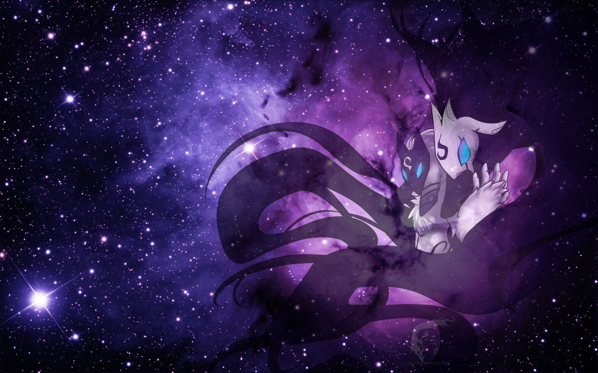 kindred wallpaper,violet,purple,sky,space,outer space