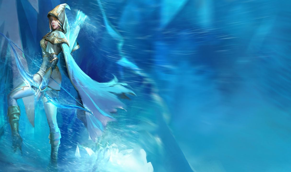 ashe wallpaper,cg artwork,fictional character,anime,illustration,games