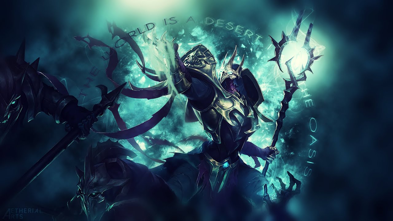 azir wallpaper,cg artwork,action adventure game,demon,pc game,darkness