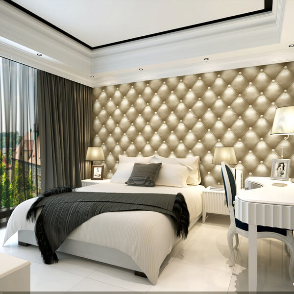 3d wallpaper for bedroom,bedroom,furniture,room,interior design,wall