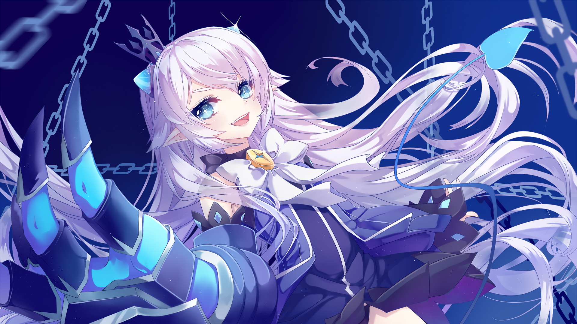 fond d'écran elsword,dessin animé,oeuvre de cg,anime,ciel,personnage fictif