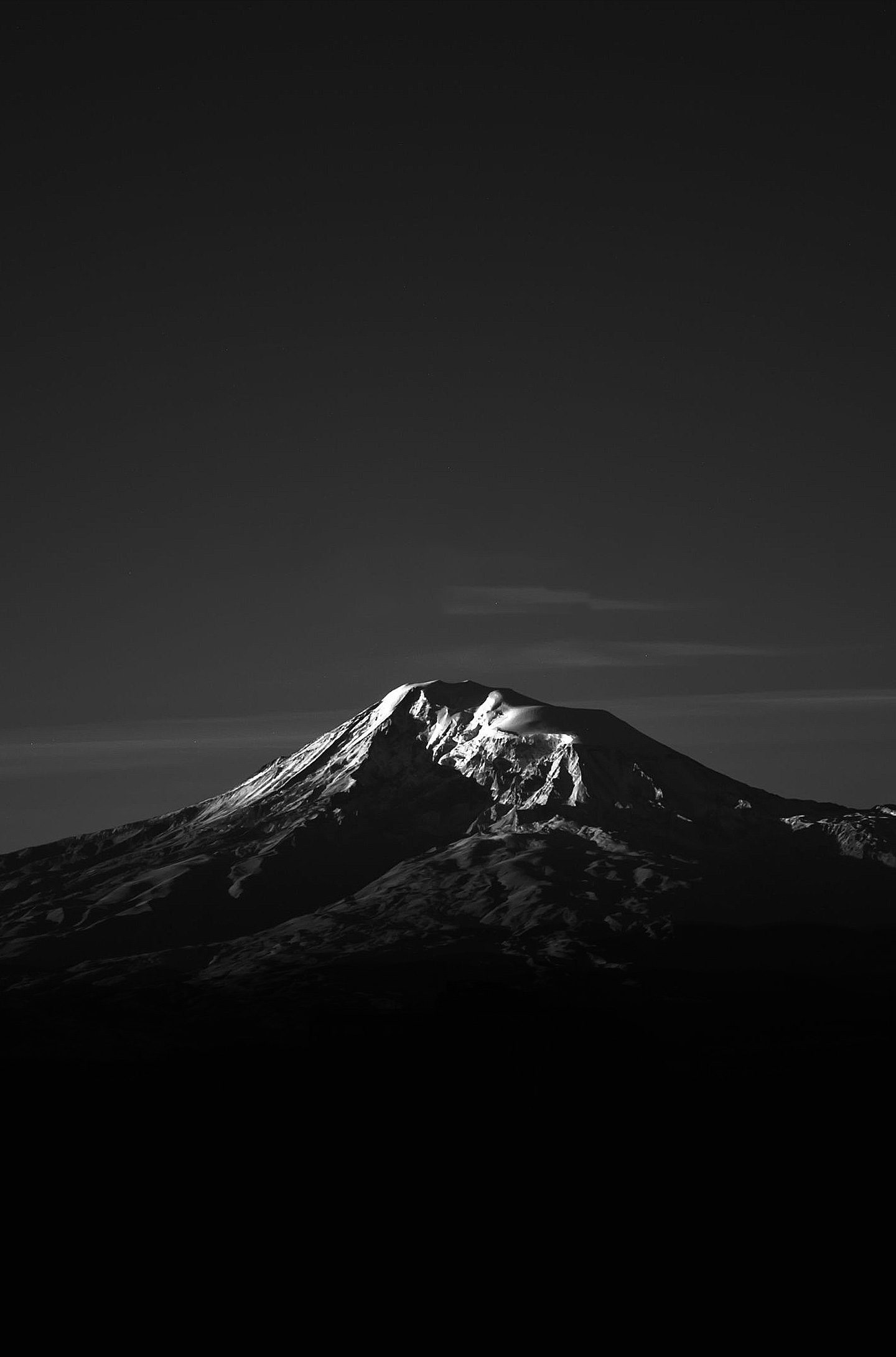 carta da parati monocromatica,nero,bianca,cielo,montagna,bianco e nero