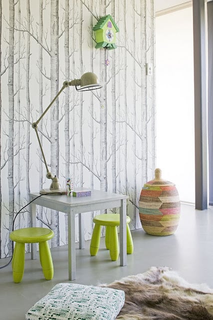 playroom wallpaper,green,curtain,interior design,room,furniture