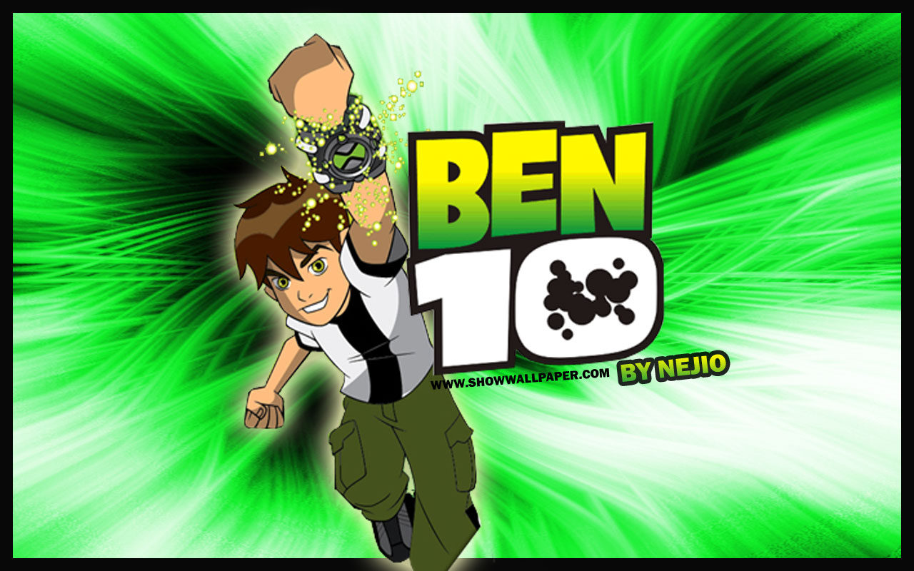ben 10 hd wallpaper,green,cartoon,graphic design,adventure game,fictional character