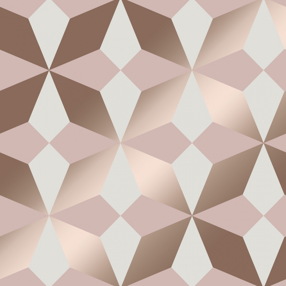 papel pintado geométrico del reino unido,modelo,marrón,rosado,simetría,diseño