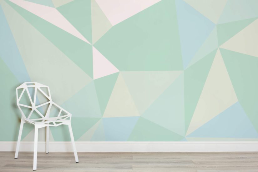 geometric wallpaper uk,wallpaper,wall,turquoise,aqua,furniture