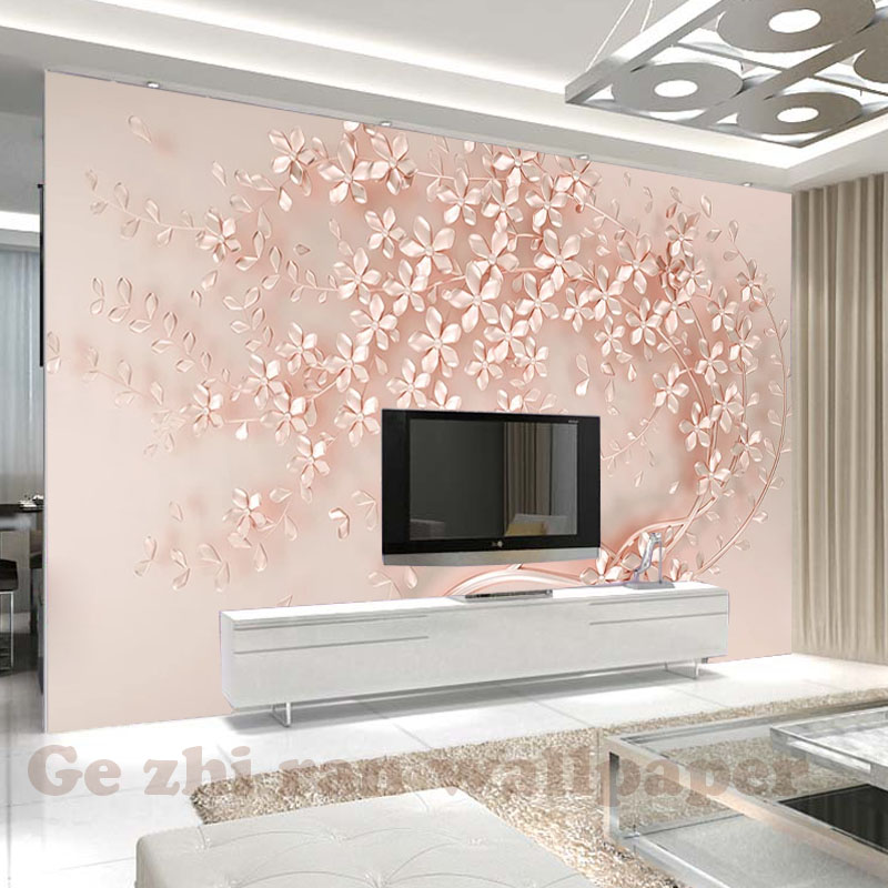 Rose Gold Wallpapers For Living Room WallpaperUse