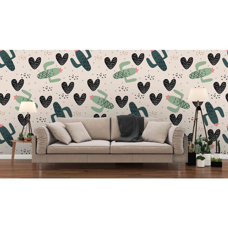 wall art wallpaper,green,teal,living room,turquoise,wallpaper