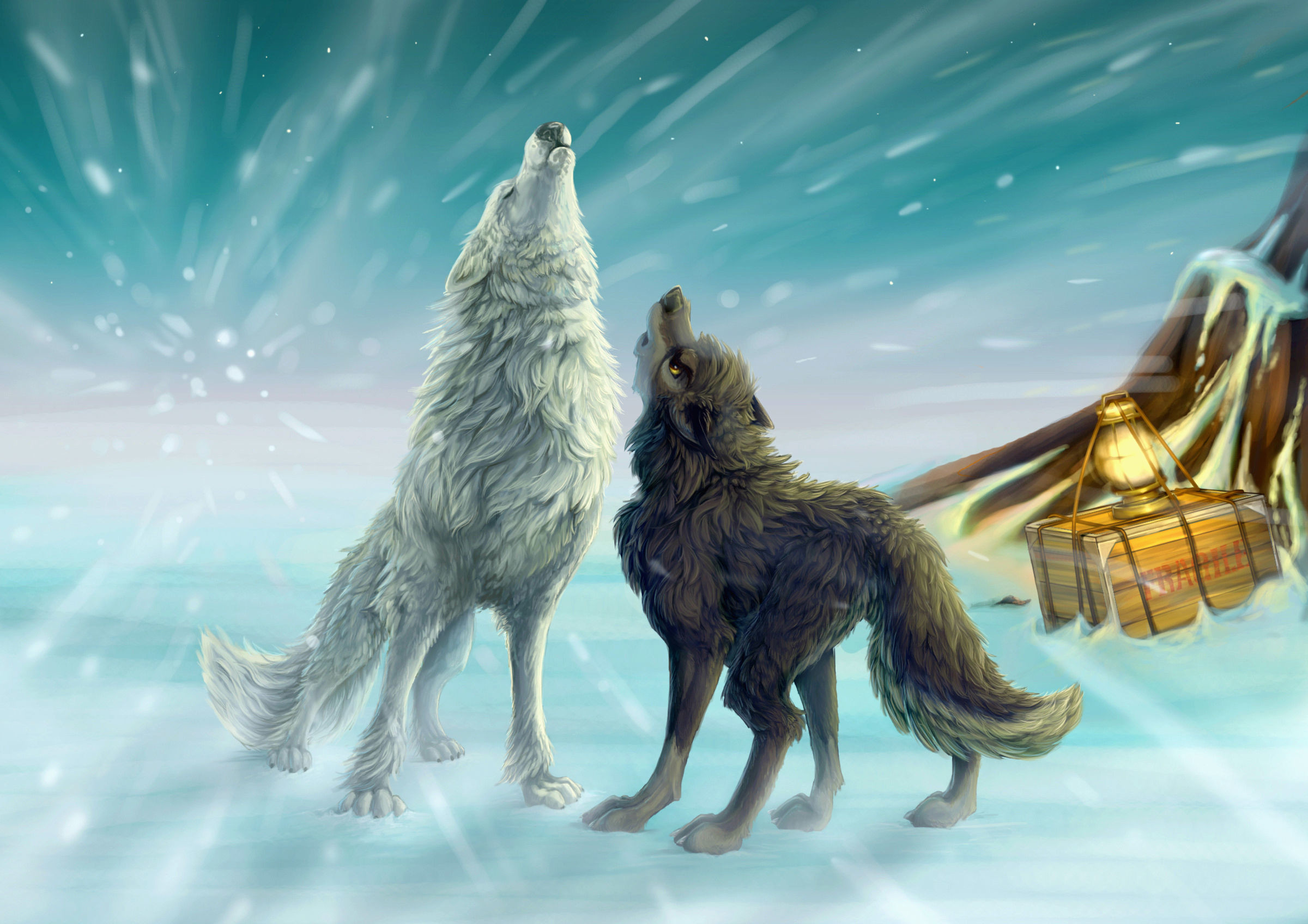 anime wolf wallpaper,lobo,animación,mitología,cg artwork,personaje de ficción