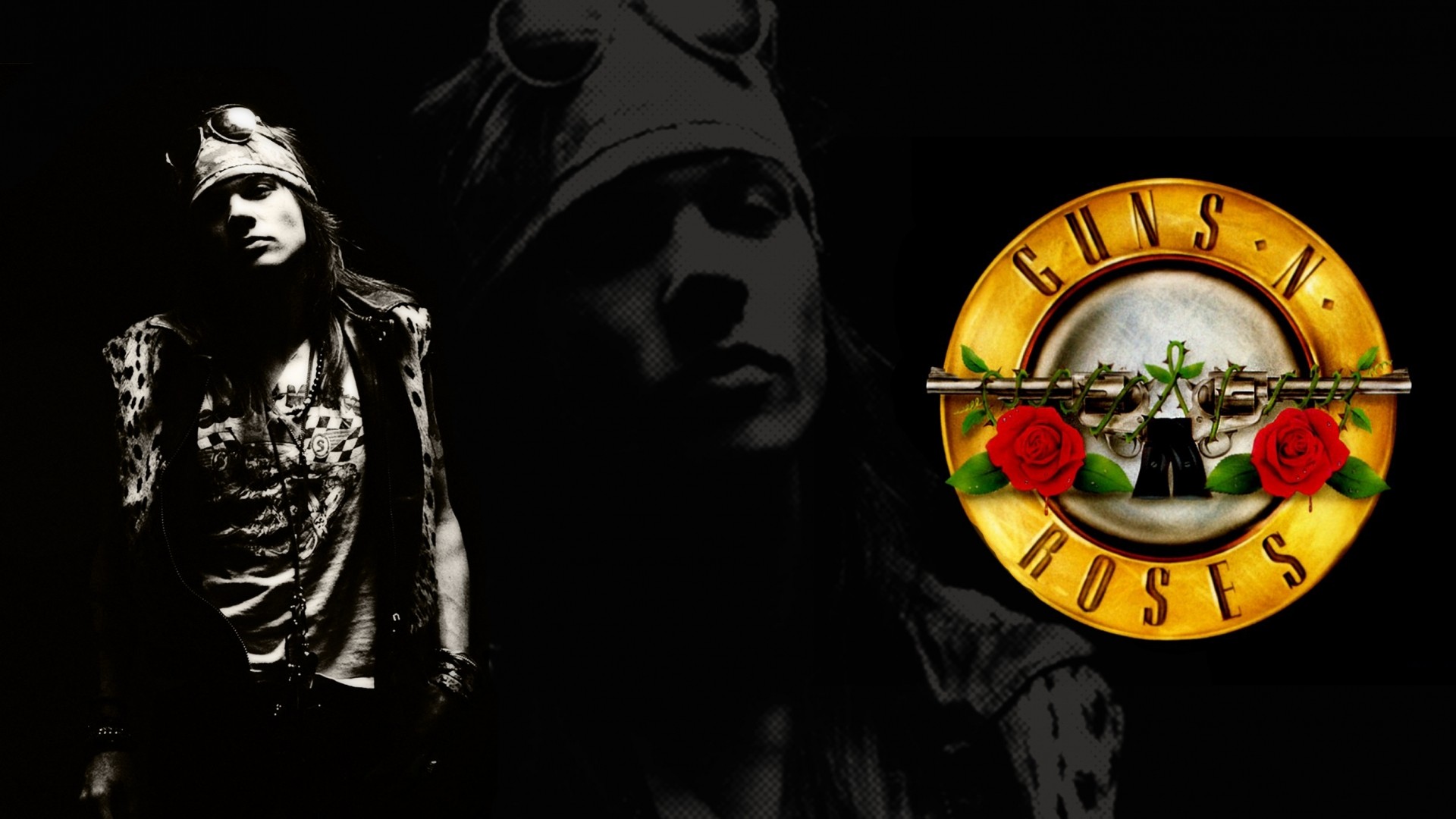 guns n roses wallpaper,font,outerwear,photography,graphic design,games