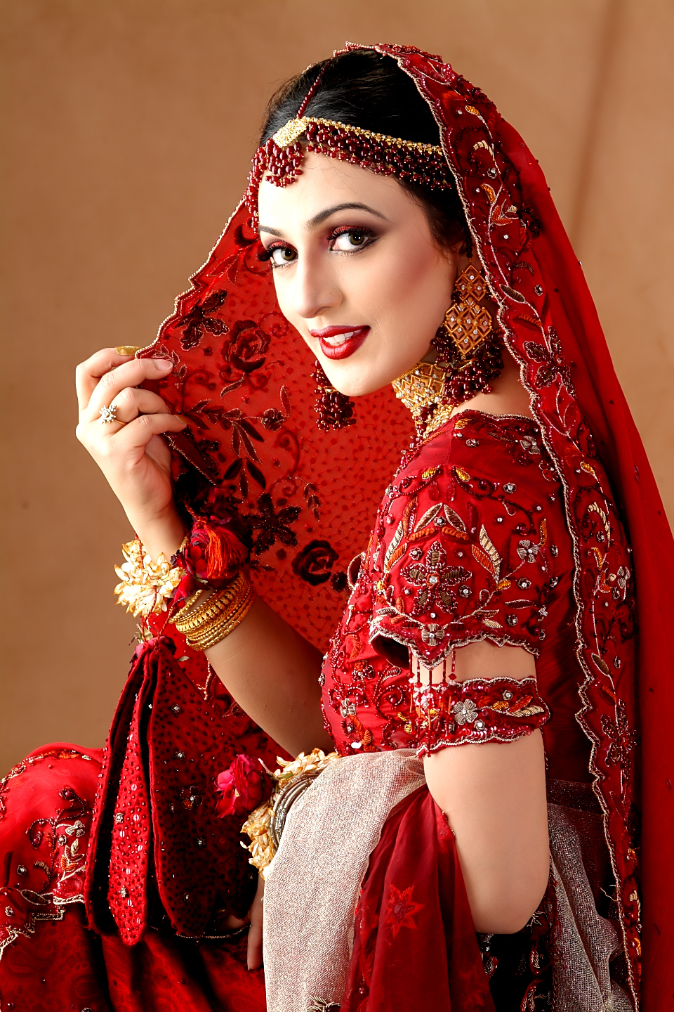 fond d'écran dulhan,la mariée,rouge,vêtements,sari,tradition