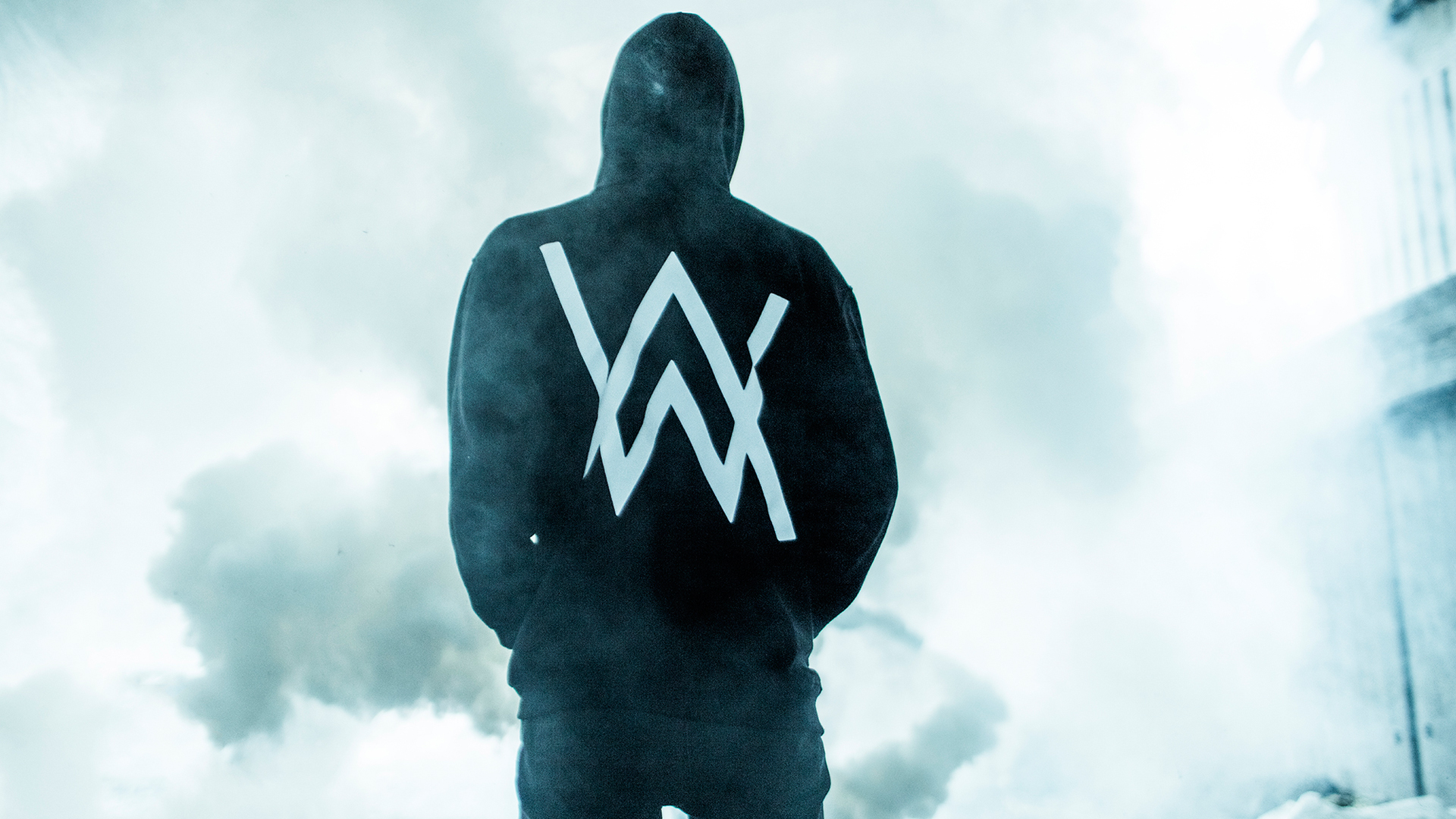 alan walker wallpaper,sky,outerwear,font,photography,cloud