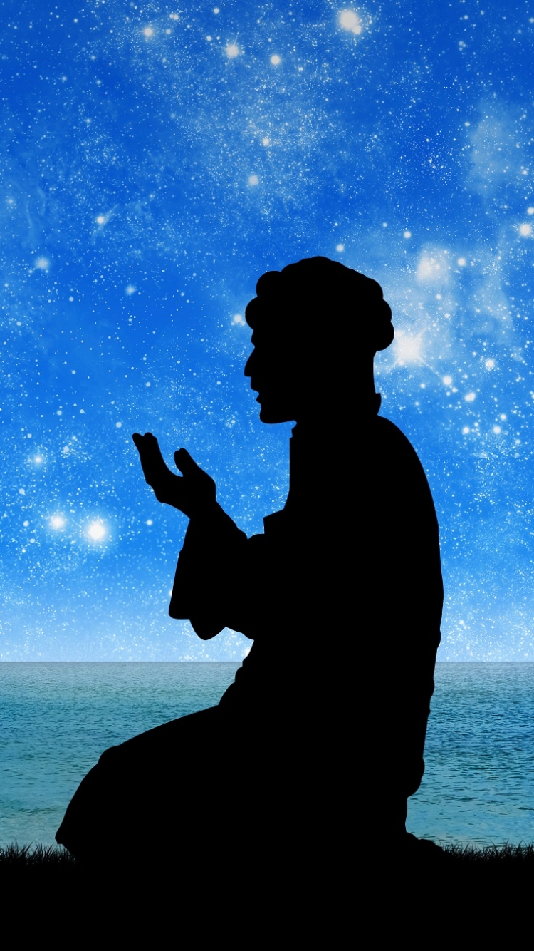 fondo de pantalla islámico para móvil,cielo,silueta,fotografía,pensando