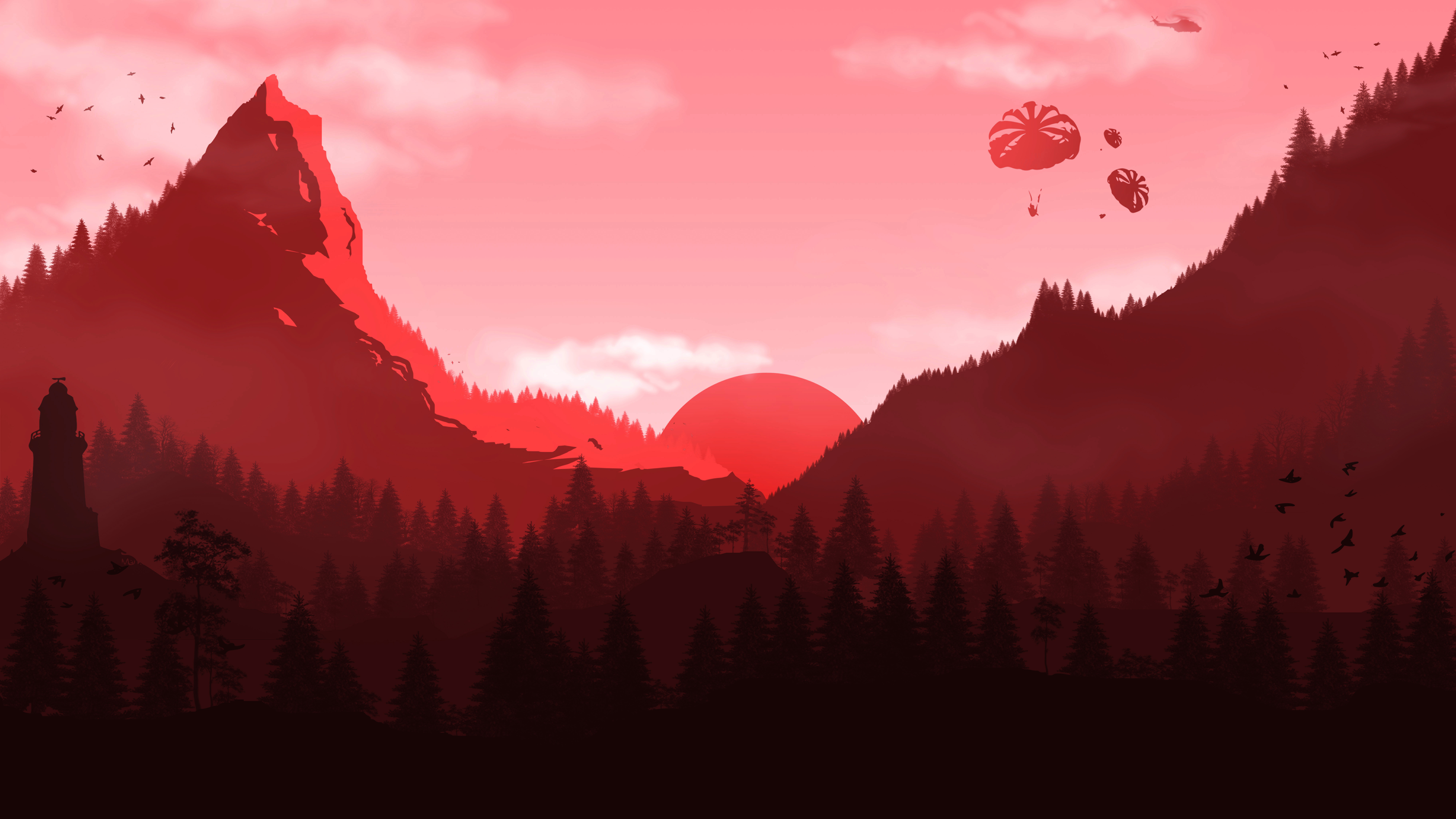 fondo de pantalla 2d,cielo,rojo,naturaleza,cielo rojo en la mañana,paisaje natural