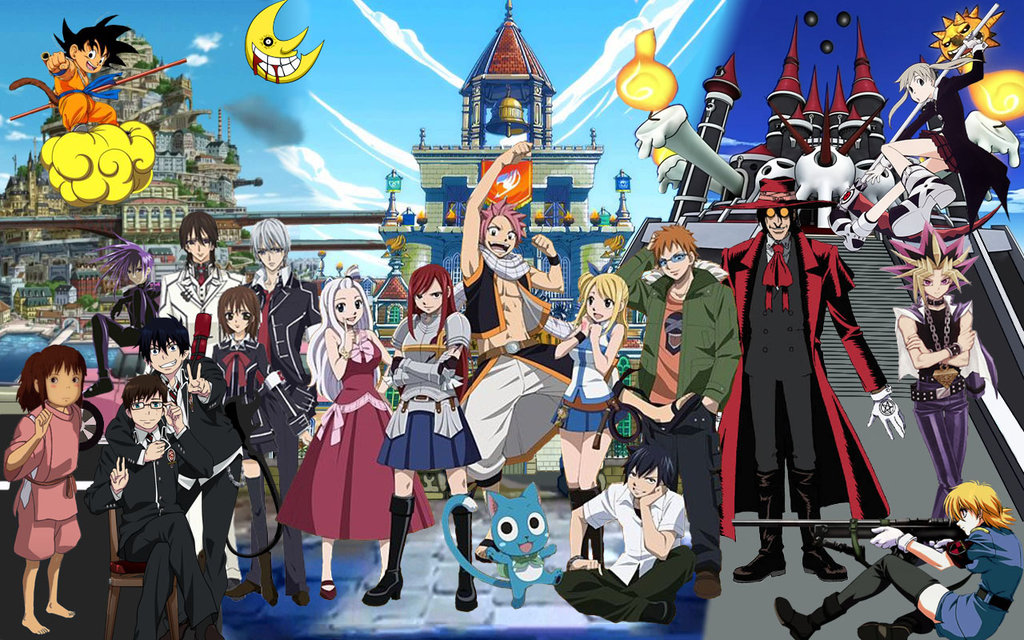 fondo de pantalla de grupo,dibujos animados,anime,dibujos animados,animación,ilustración
