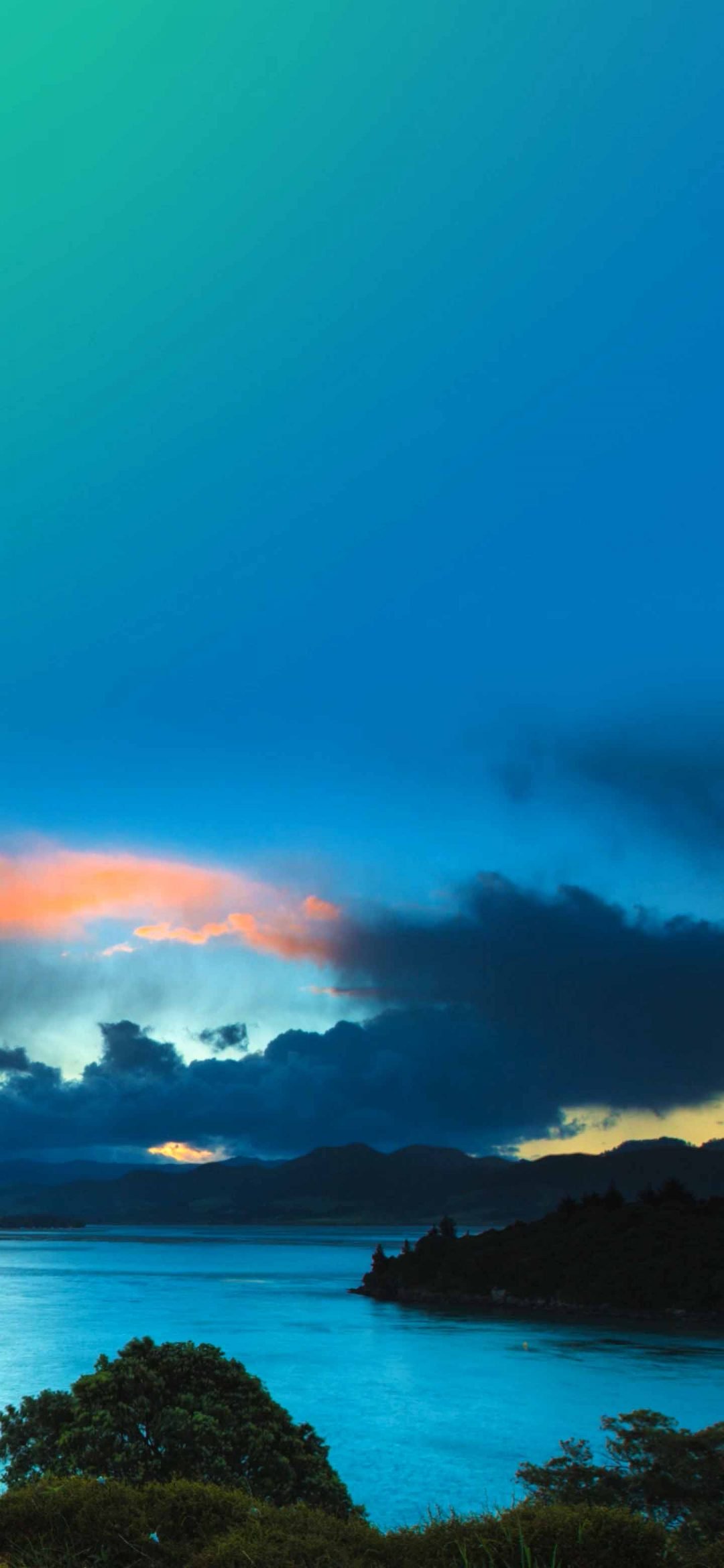 lg live wallpaper,sky,horizon,nature,blue,cloud