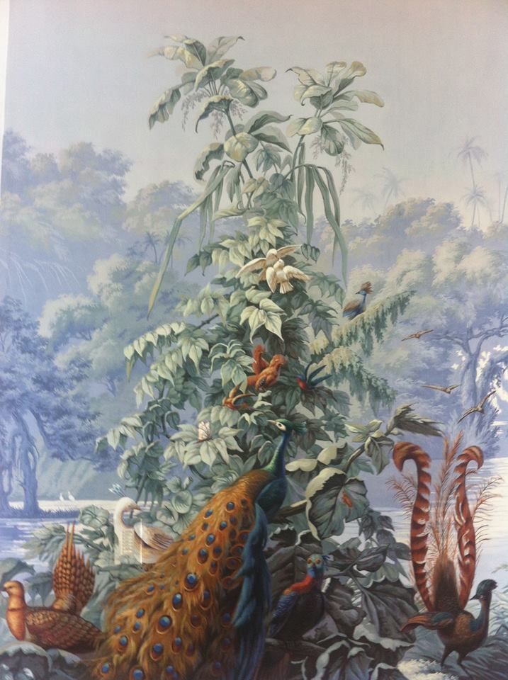 zuber wallpaper,tree,plant,painting,botany,art