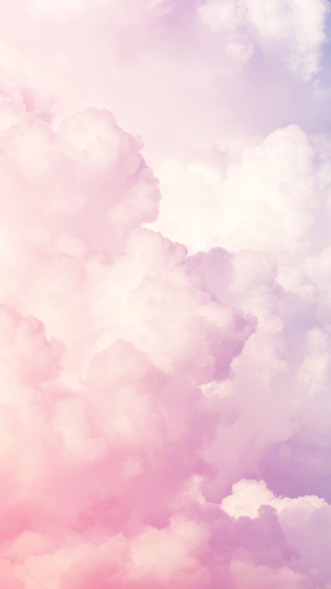 ピンクの雲の壁紙,空,雲,ピンク,昼間,紫の