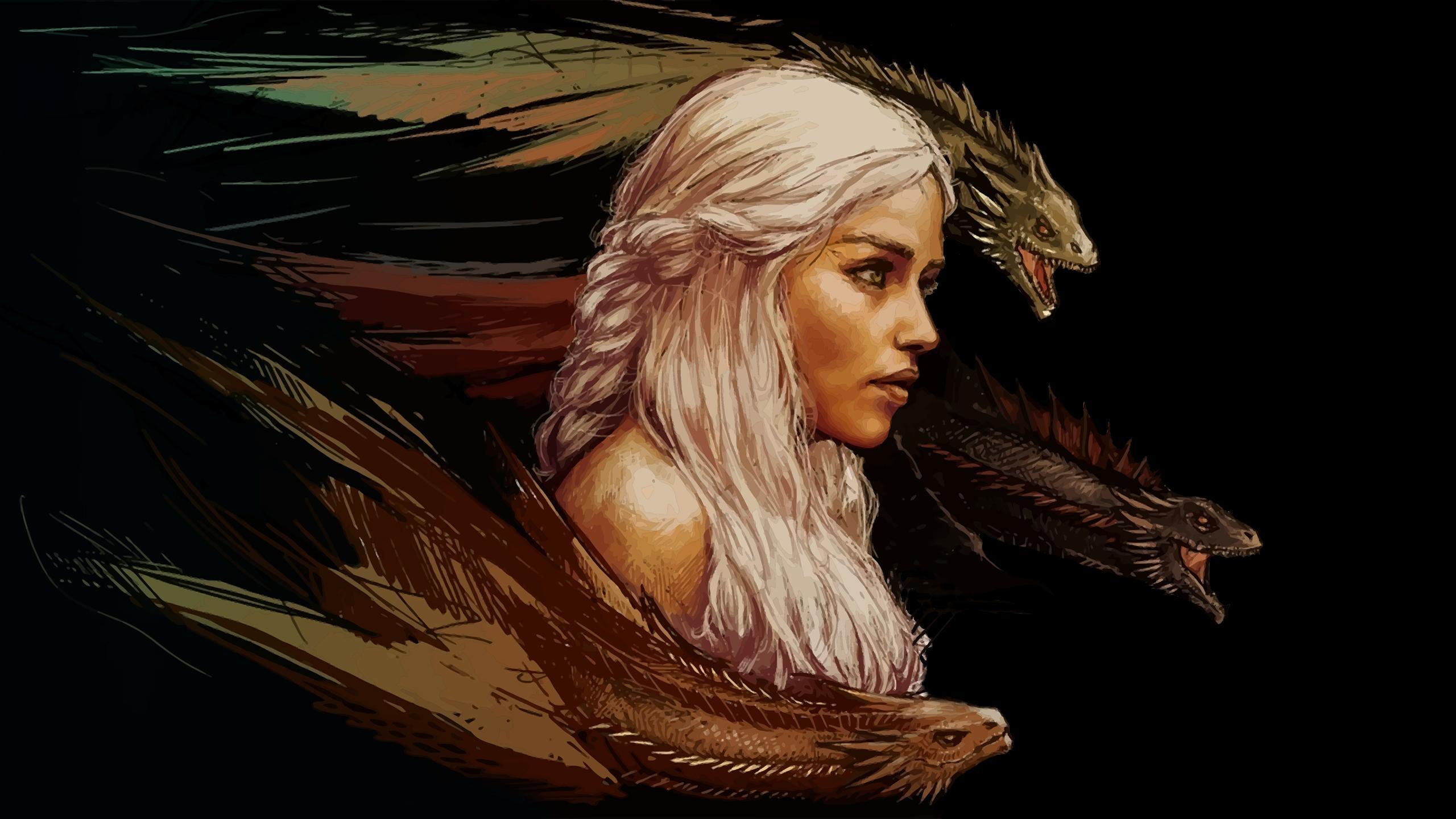 game of thrones desktop wallpaper,cg artwork,fictional character,illustration,long hair,art