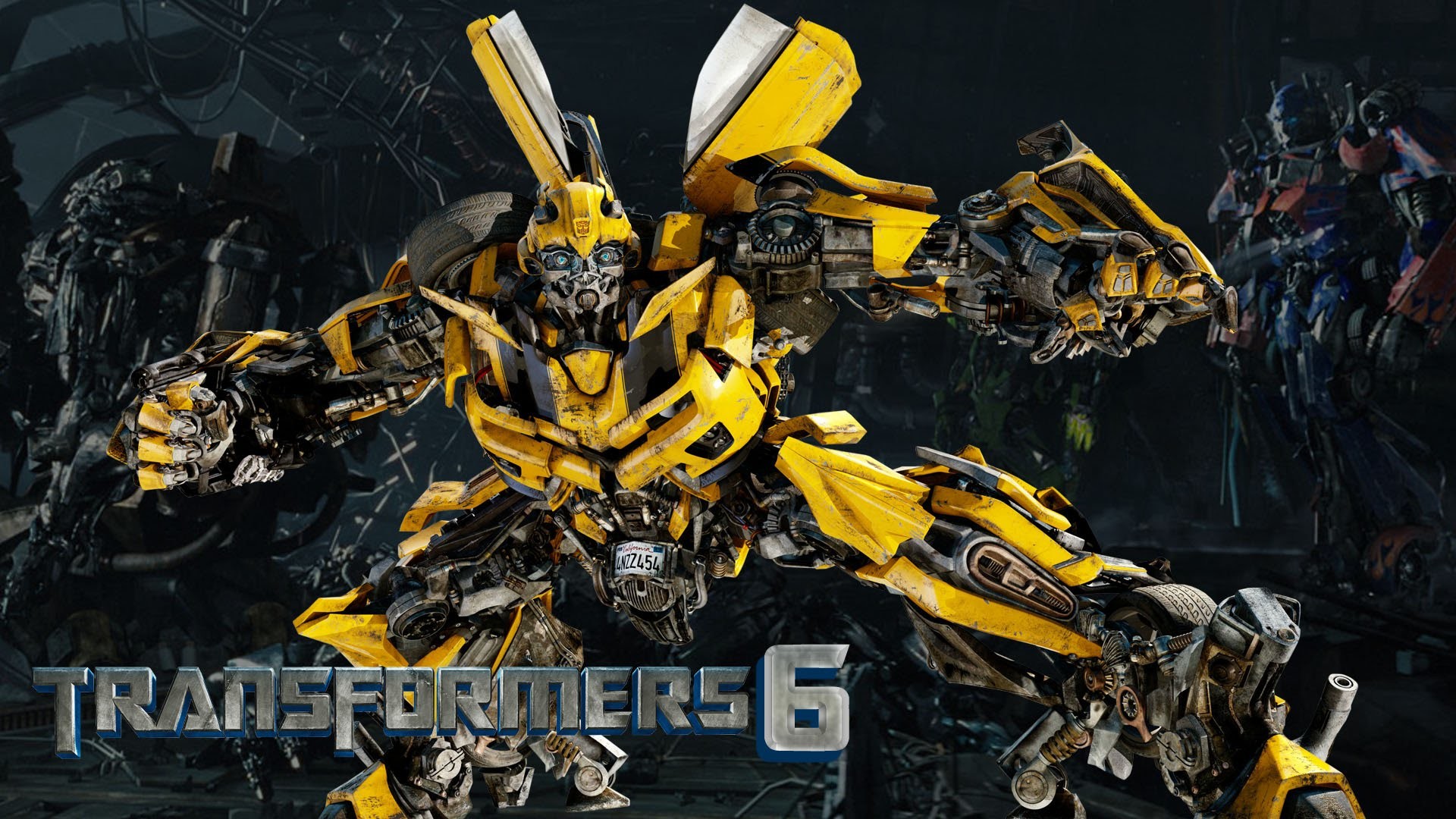 bumblebee wallpaper,transformers,fictional character,yellow,mecha,action figure
