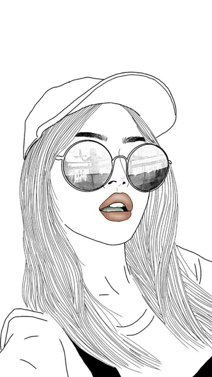 tumblr girl wallpaper,gafas,cara,cabello,blanco,vasos