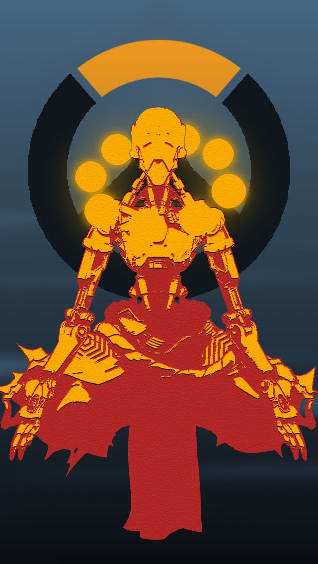 fondo de pantalla de zenyatta,amarillo,ilustración,póster,personaje de ficción,camiseta