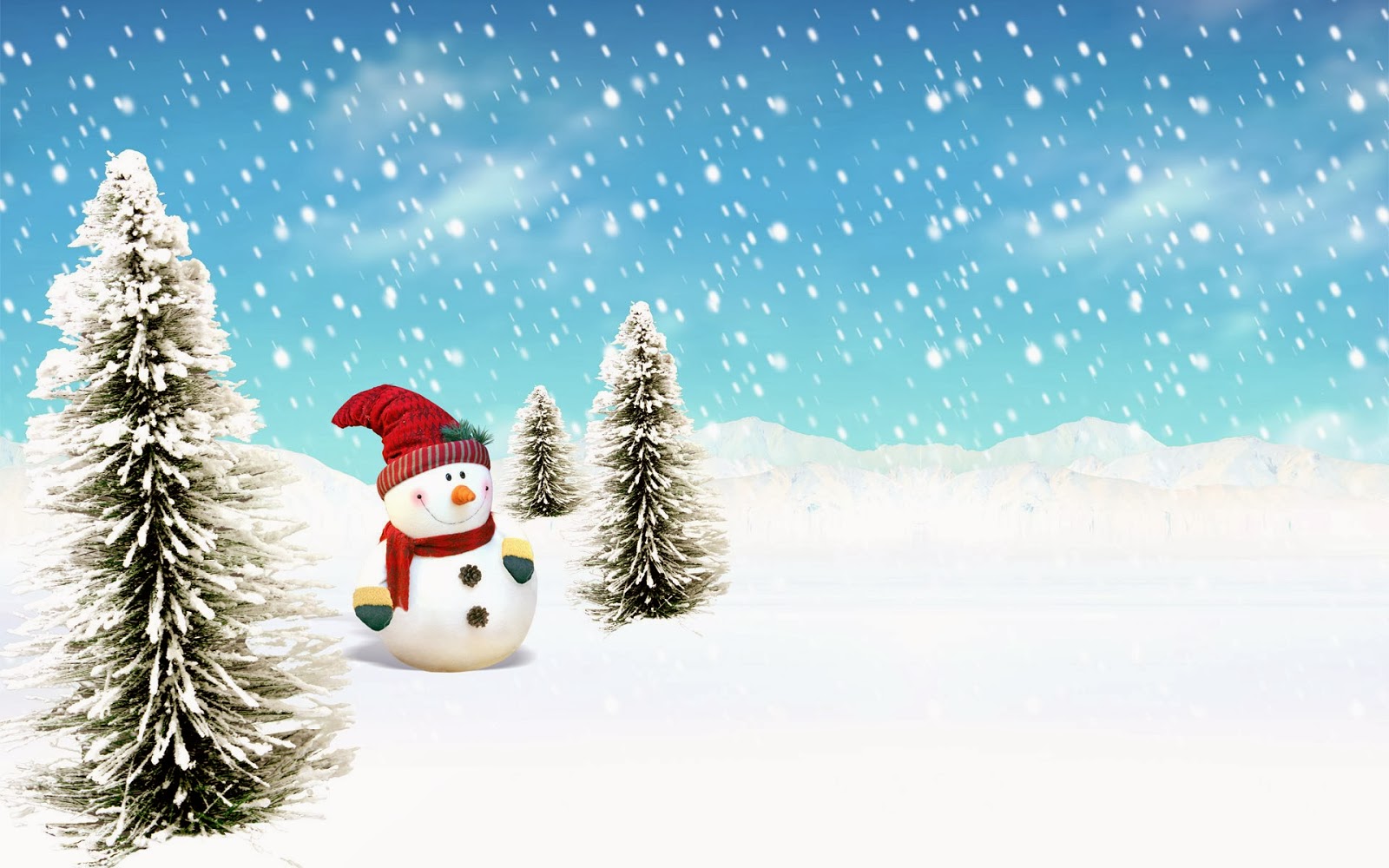 クリスマスの背景の壁紙,冬,雪,木,霜,雪だるま