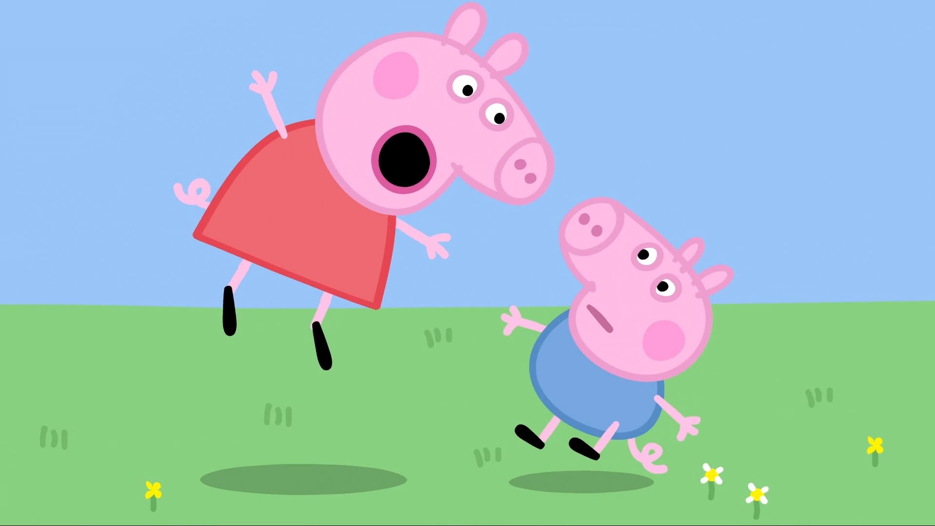 peppa pig wallpaper,cartoon,illustration,animated cartoon,pink,clip art