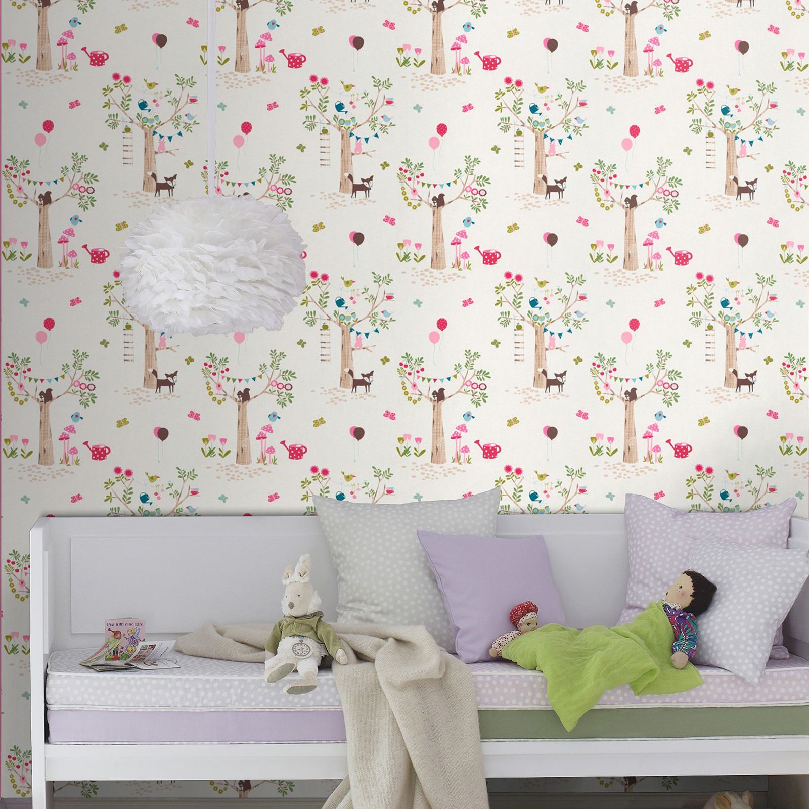 nursery wallpaper uk,wallpaper,pink,product,wall,room